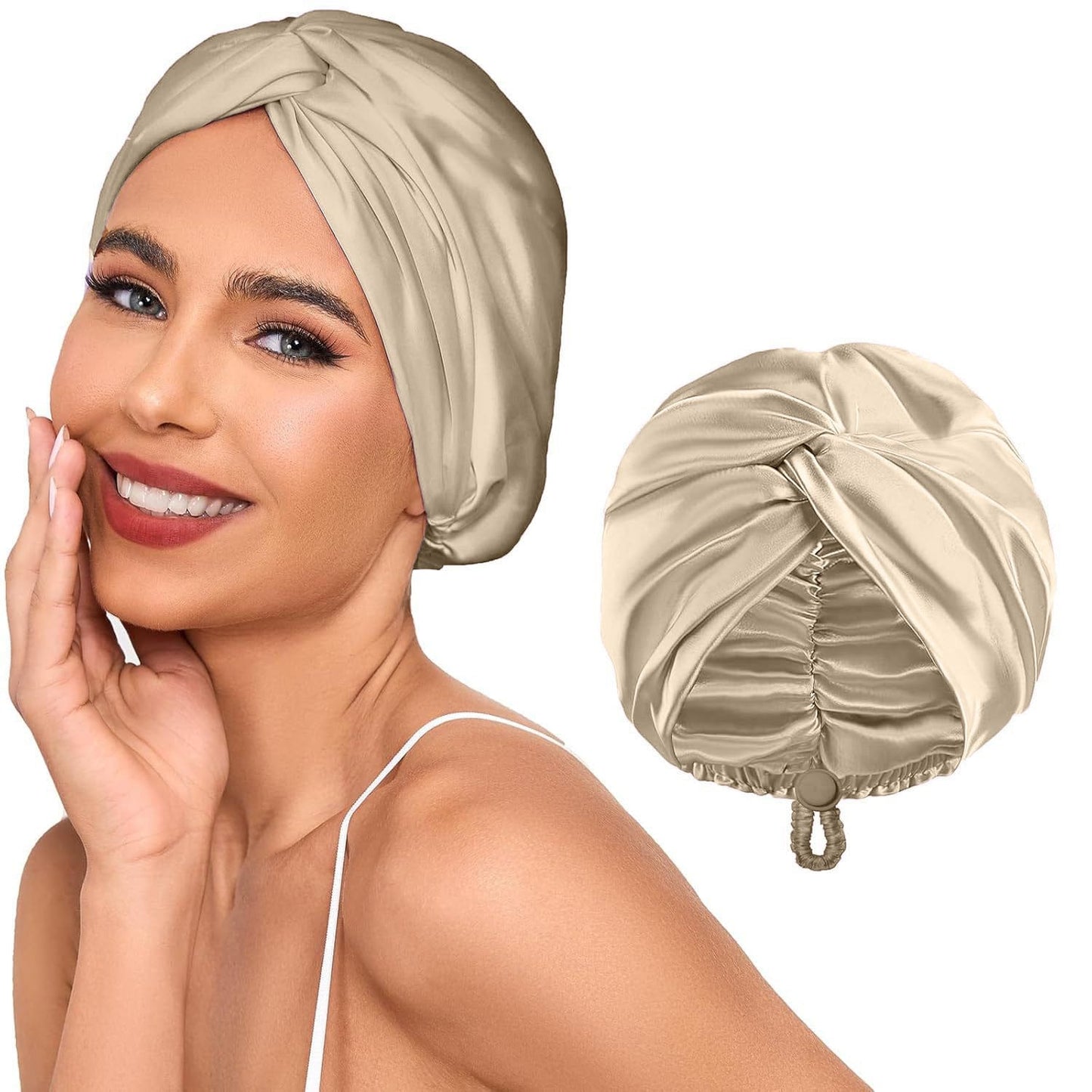 Silk Turban Bonnet